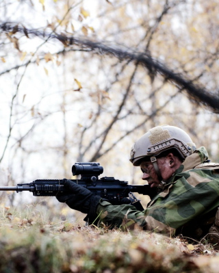 Norwegian Army Soldier - Obrázkek zdarma pro Nokia Asha 309