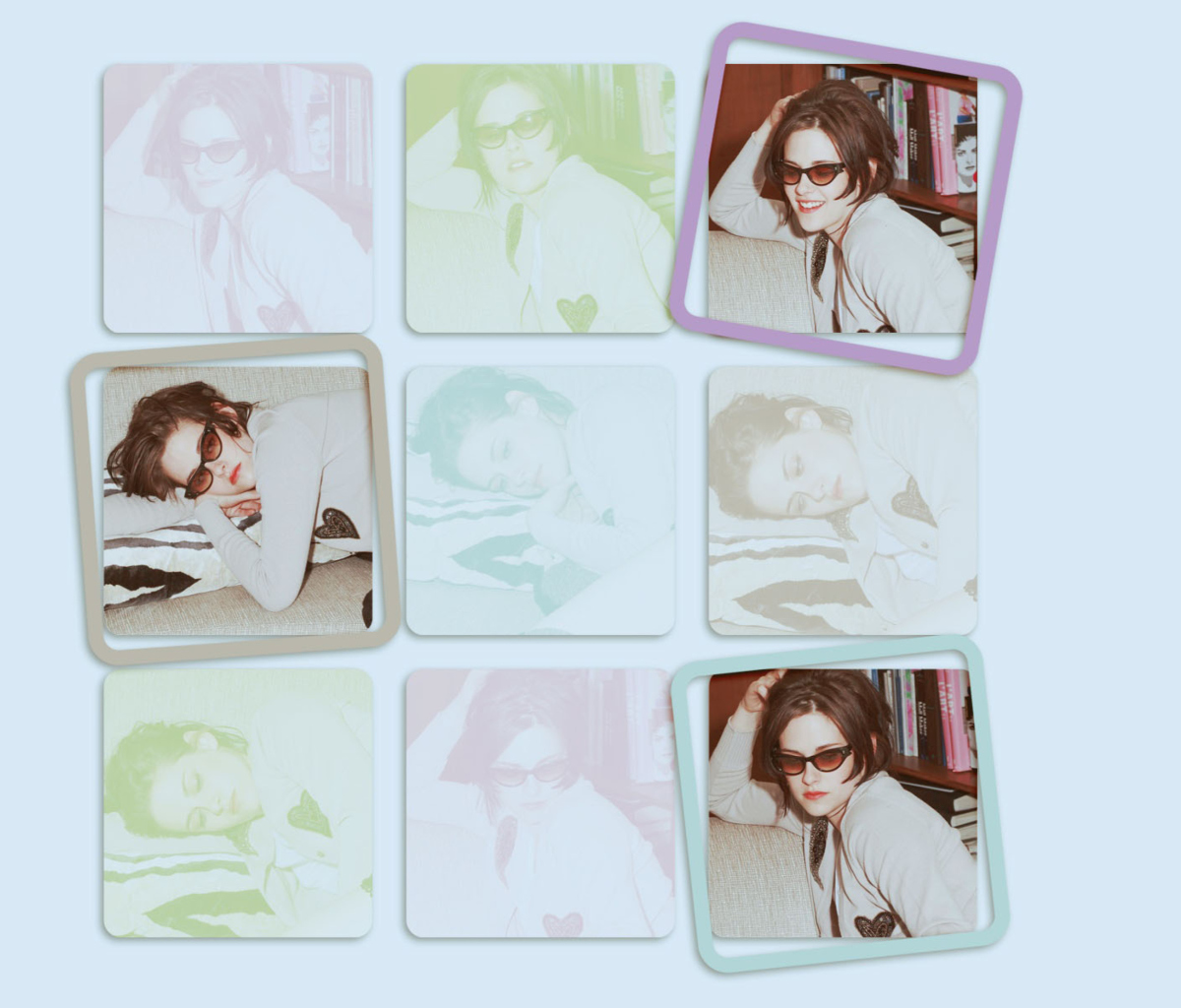 Fondo de pantalla Kristen Stewart Wearing Glasses 1200x1024