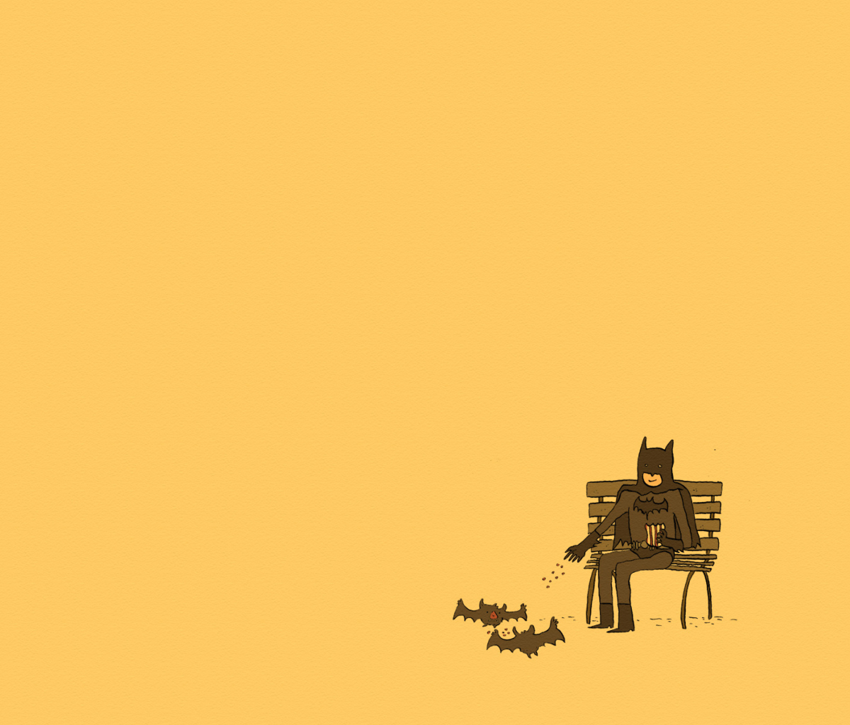 Screenshot №1 pro téma Batman Feeding Bats 1200x1024