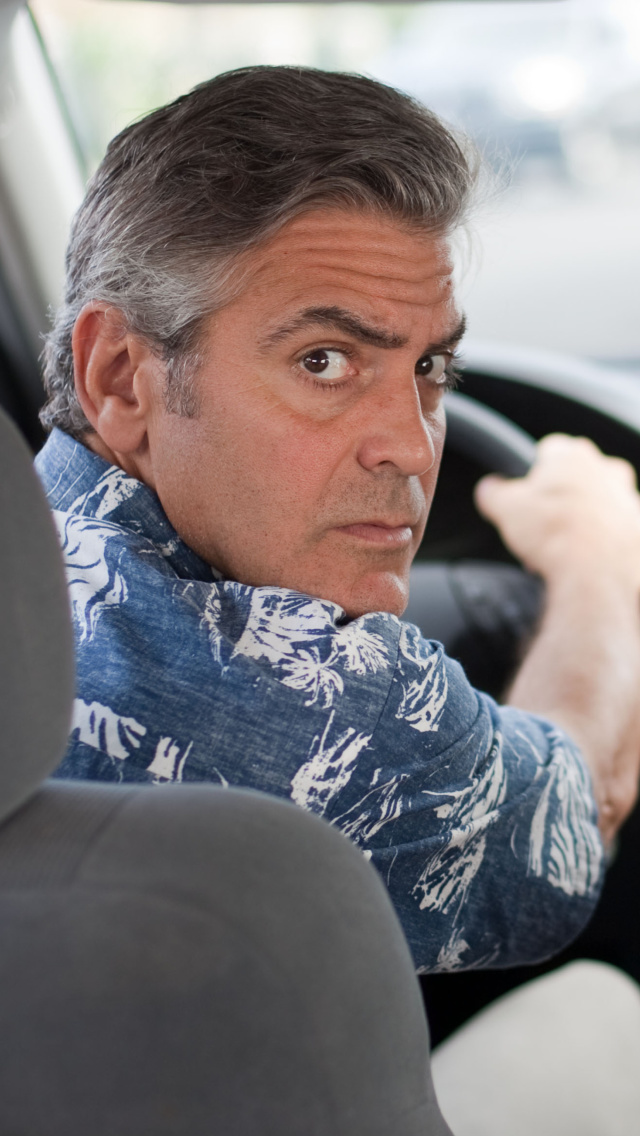 The Descendants with George Clooney, Shailene Woodley wallpaper 640x1136