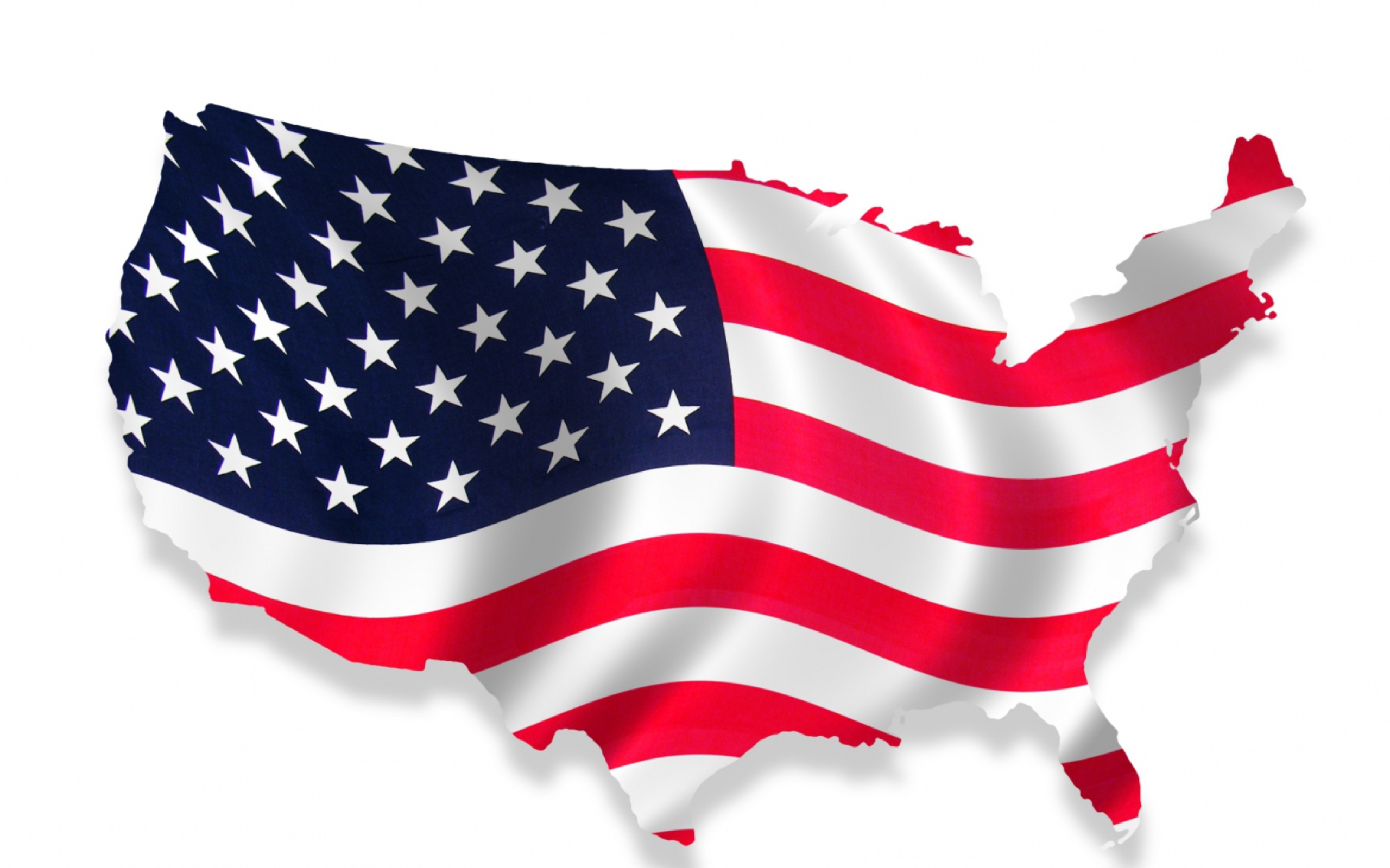Das Usa Flag Map Wallpaper 2560x1600