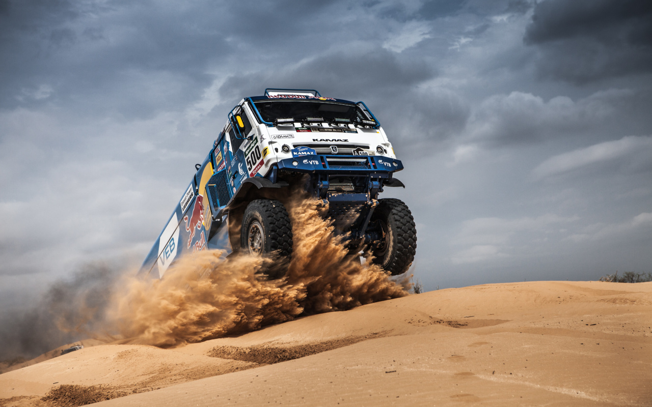 Screenshot №1 pro téma Rally Dakar Kamaz Truck 1280x800