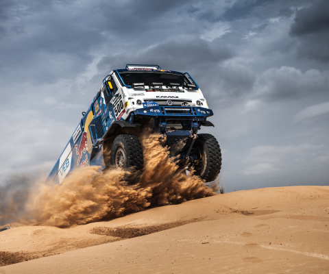 Das Rally Dakar Kamaz Truck Wallpaper 480x400
