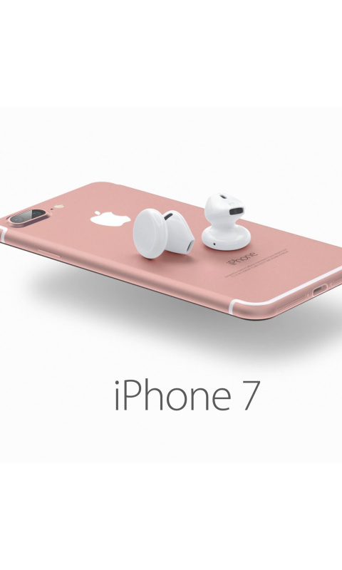 Das Apple iPhone 7 32GB Pink Wallpaper 480x800