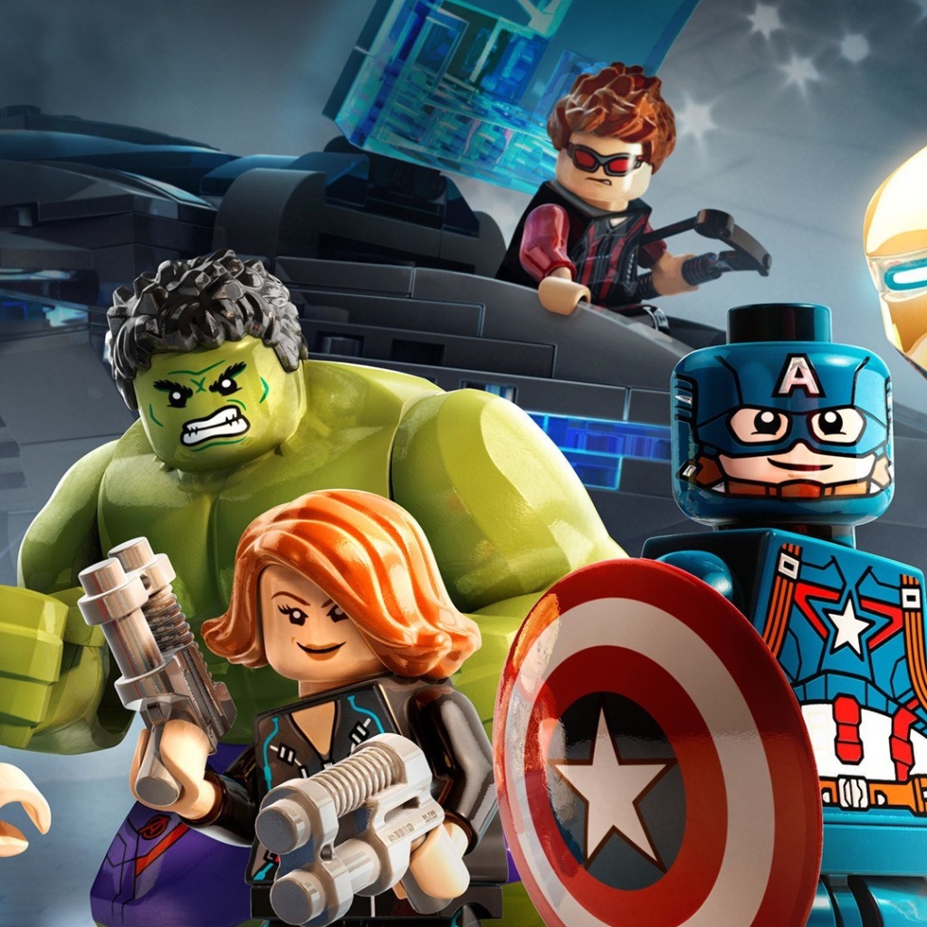 Sfondi Lego Marvels Avengers 1024x1024