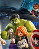 Обои Lego Marvels Avengers 128x160