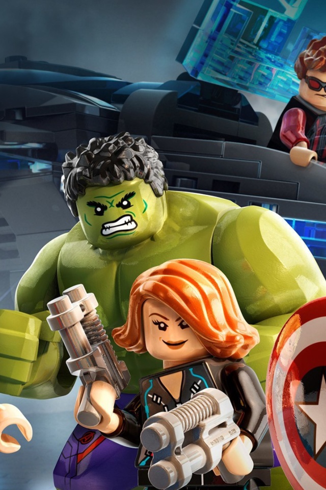 Fondo de pantalla Lego Marvels Avengers 640x960