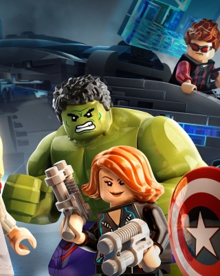 Kostenloses Lego Marvels Avengers Wallpaper für Nokia Lumia 1520