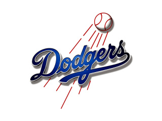 Обои Los Angeles Dodgers Baseball 320x240