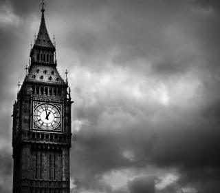 Big Ben Black And White - Obrázkek zdarma pro 128x128