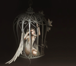 Angel In Cage - Obrázkek zdarma pro iPad