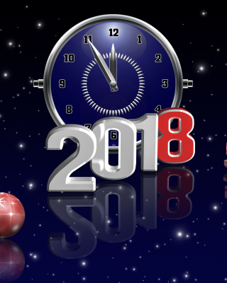 2018 New Year Countdown sfondi gratuiti per iPhone 4S