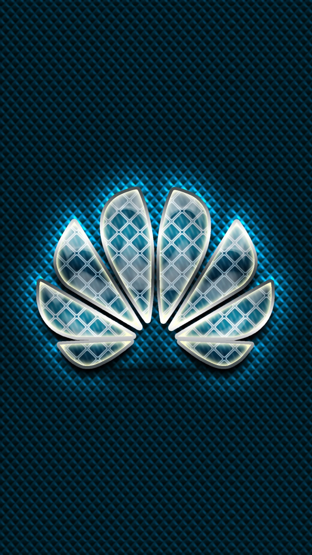 Das Huawei Blue Logo Wallpaper 1080x1920