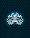 Das Huawei Blue Logo Wallpaper 128x160