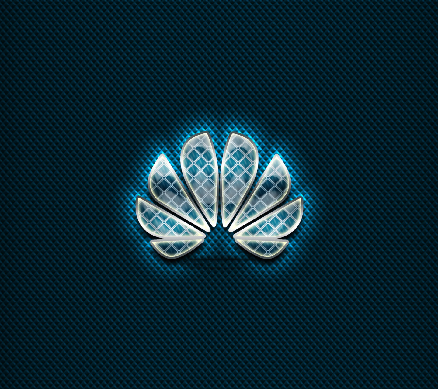 Das Huawei Blue Logo Wallpaper 1440x1280