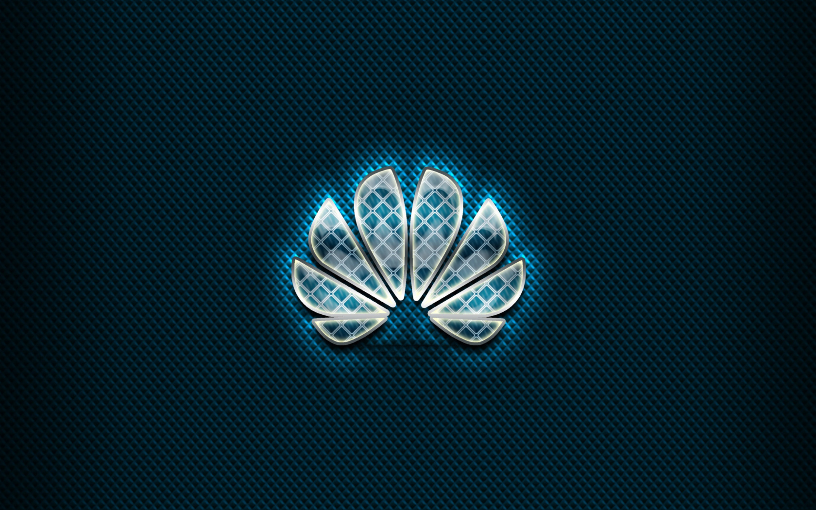 Das Huawei Blue Logo Wallpaper 1680x1050