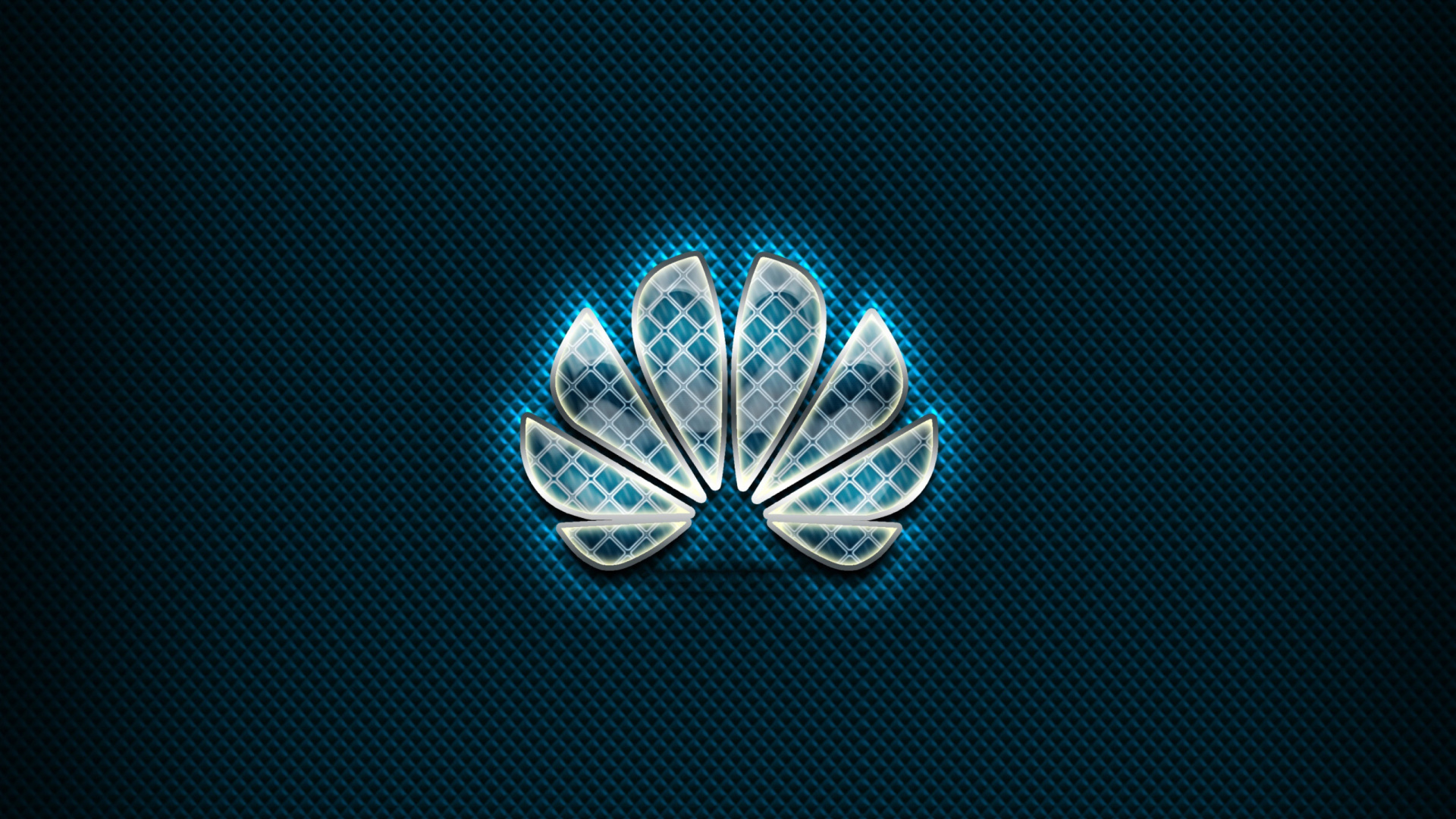 Das Huawei Blue Logo Wallpaper 1920x1080