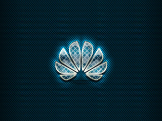 Das Huawei Blue Logo Wallpaper 320x240