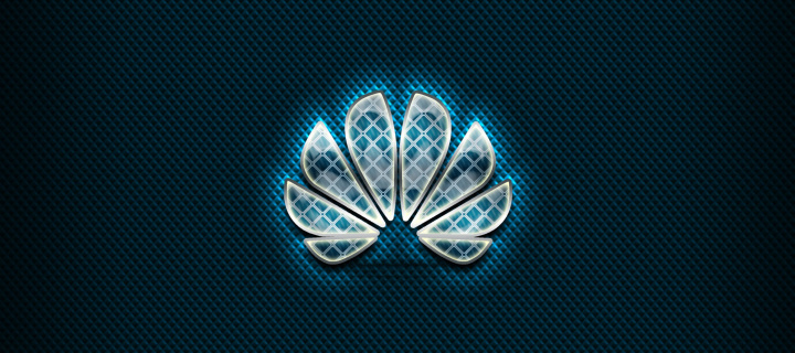 Fondo de pantalla Huawei Blue Logo 720x320
