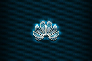 Huawei Blue Logo Wallpaper for Android, iPhone and iPad