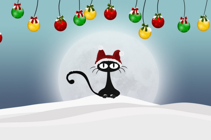 Screenshot №1 pro téma Christmas Cat