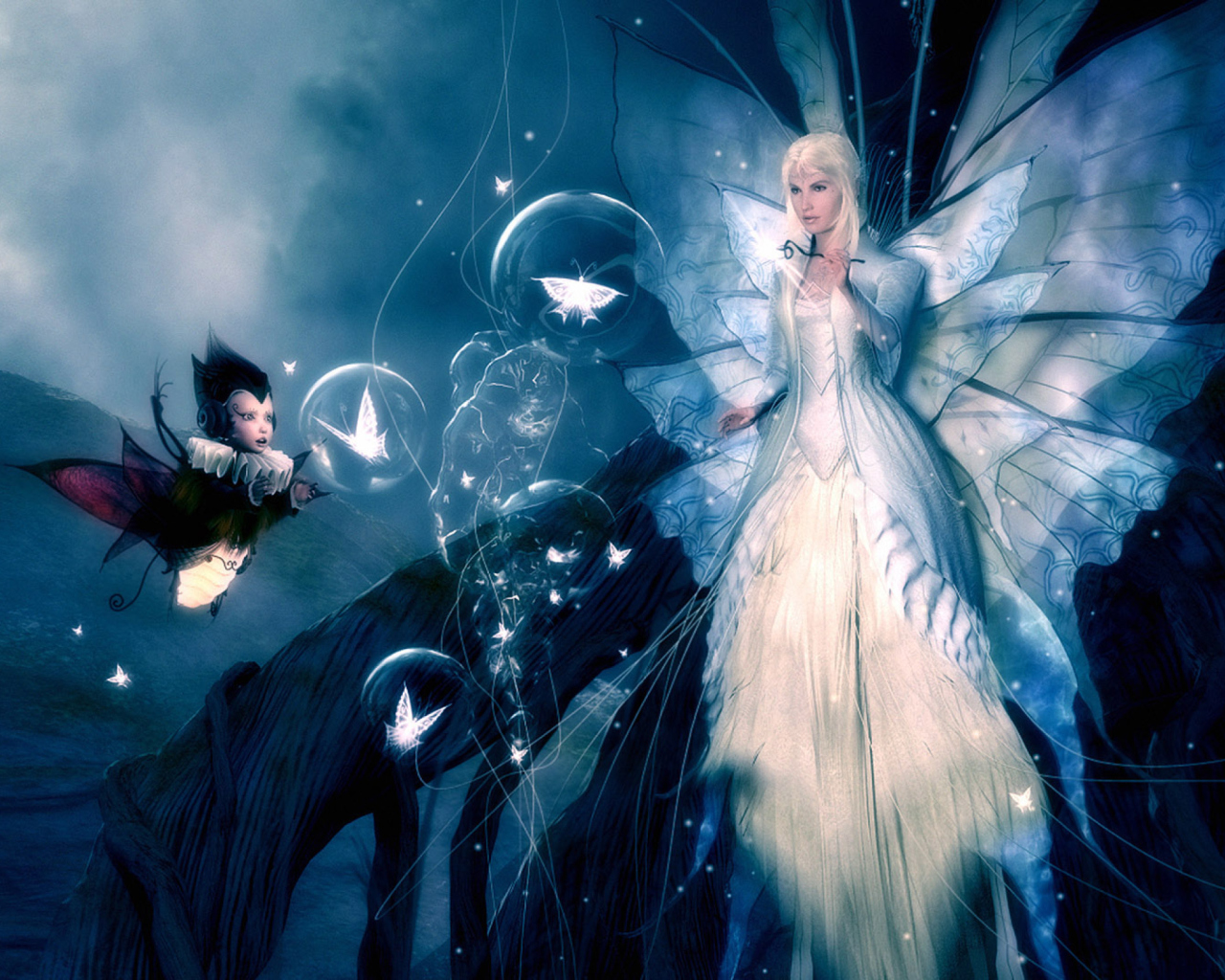 Screenshot №1 pro téma 3D Winged Fairy 1280x1024