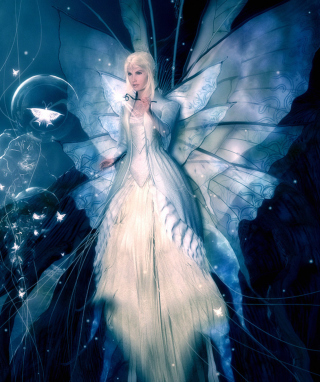 3D Winged Fairy - Obrázkek zdarma pro 750x1334
