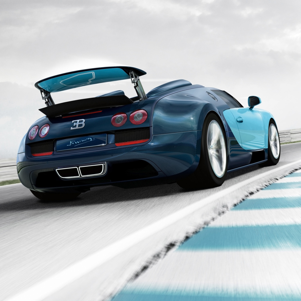 Das Bugatti Veyron Grand Sport Vitesse Wallpaper 1024x1024