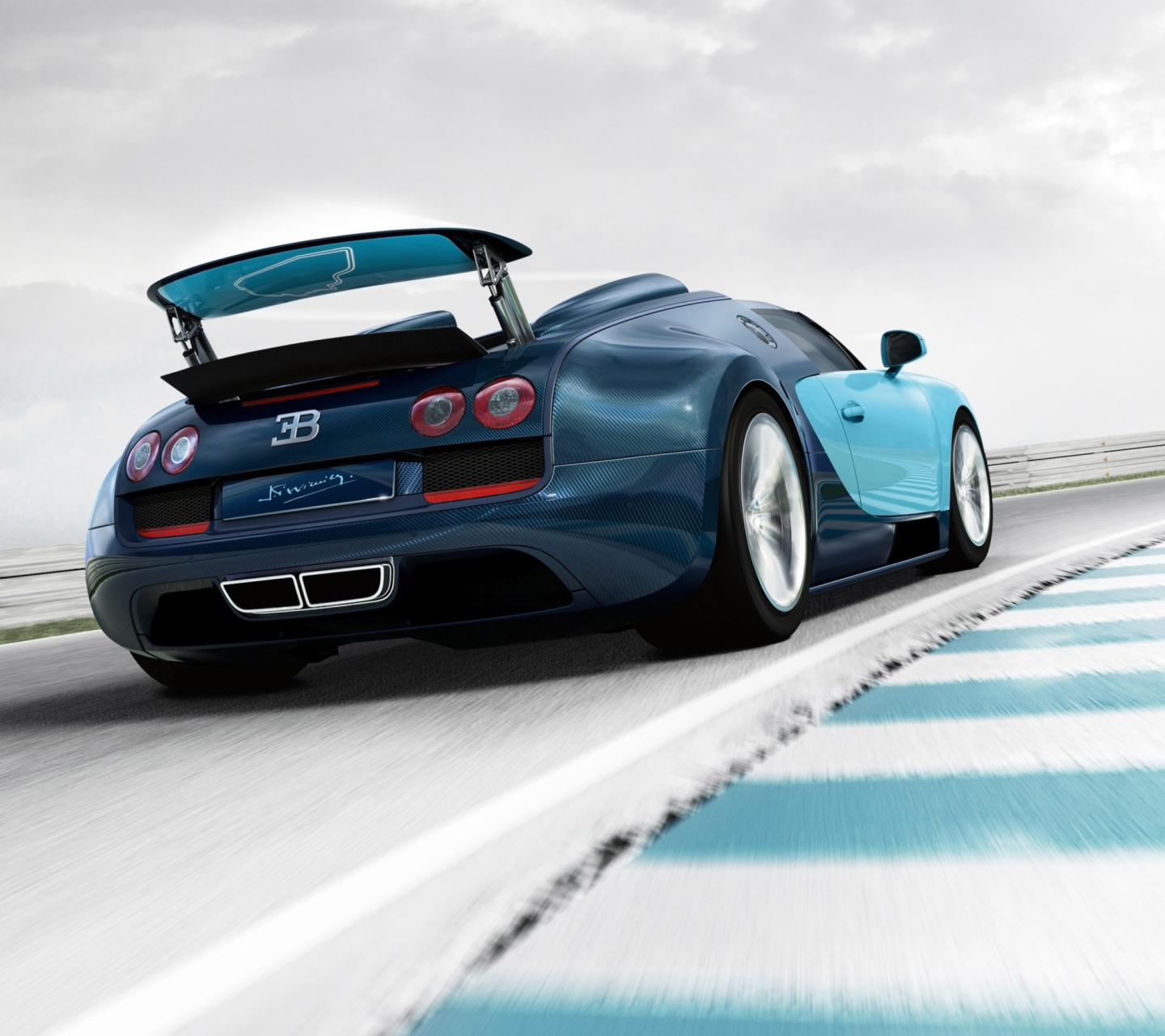 Screenshot №1 pro téma Bugatti Veyron Grand Sport Vitesse 1440x1280