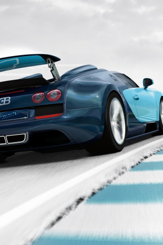 Sfondi Bugatti Veyron Grand Sport Vitesse 320x480