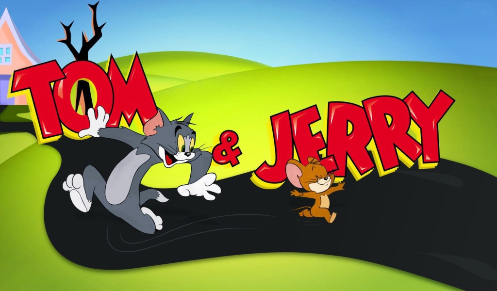 Das Tom And Jerry Cartoon Wallpaper 1024x600