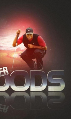 Fondo de pantalla Tiger Woods 240x400
