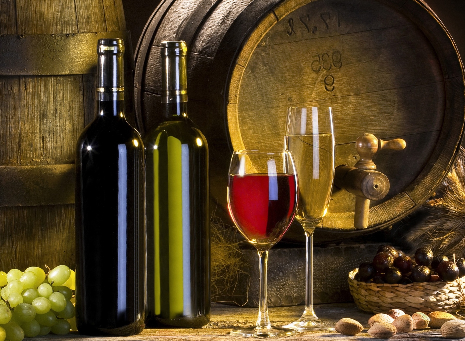 Sfondi Red and White Wine 1920x1408