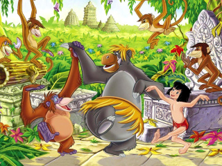 Screenshot №1 pro téma Jungle Book Mowglis Story 320x240