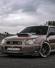 Das Subaru Impreza WRX STi Wallpaper 176x220