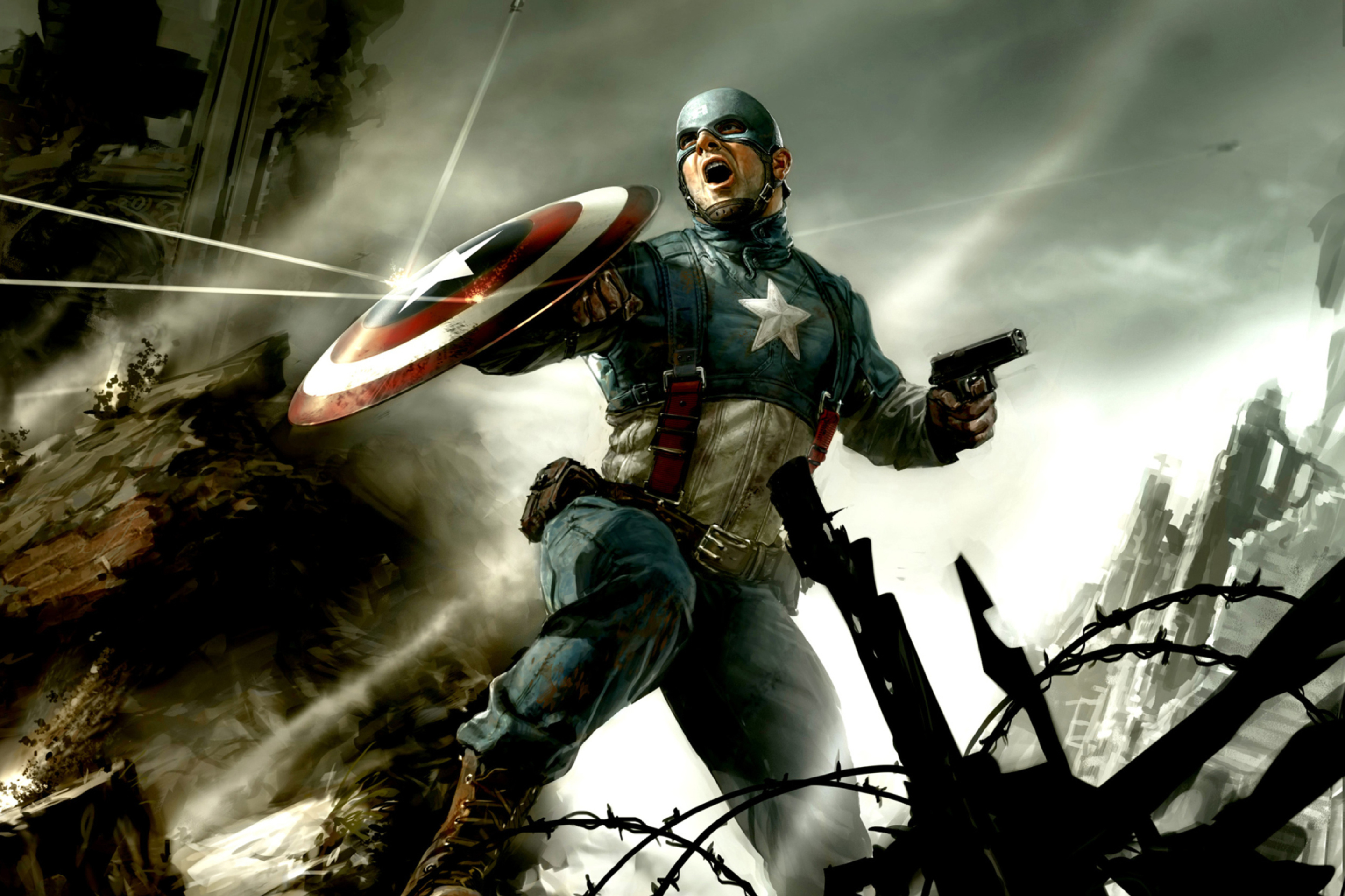 Das Captain America Wallpaper 2880x1920