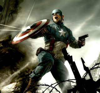 Kostenloses Captain America Wallpaper für iPad 2