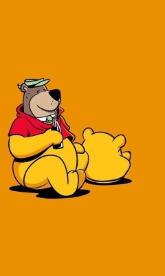 Обои I Am Winnie The Pooh 240x400