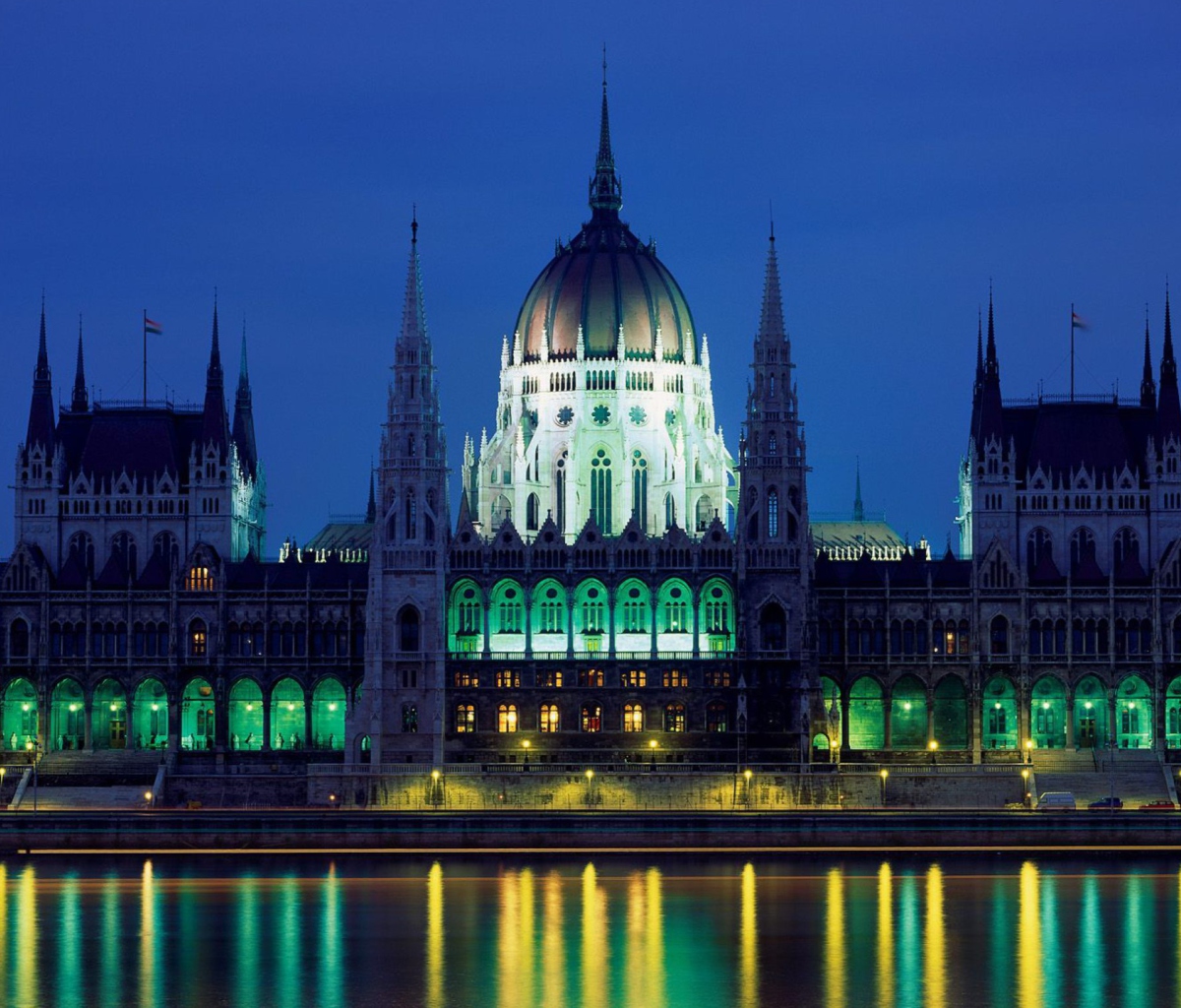 Das Parliament Building Budapest Hungary Wallpaper 1200x1024