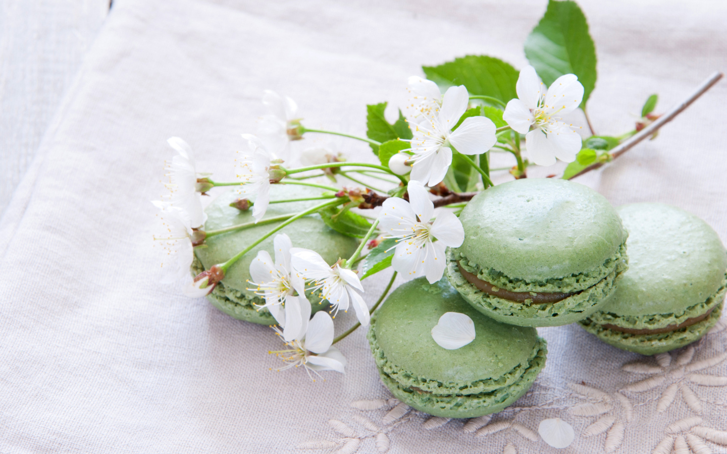 Screenshot №1 pro téma Spring Style French Dessert Macarons 1440x900
