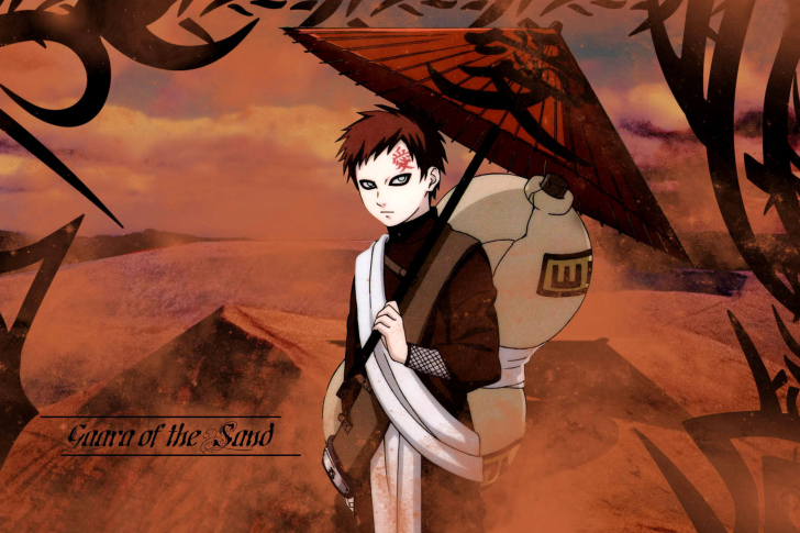 Обои Gaara, Naruto Manga