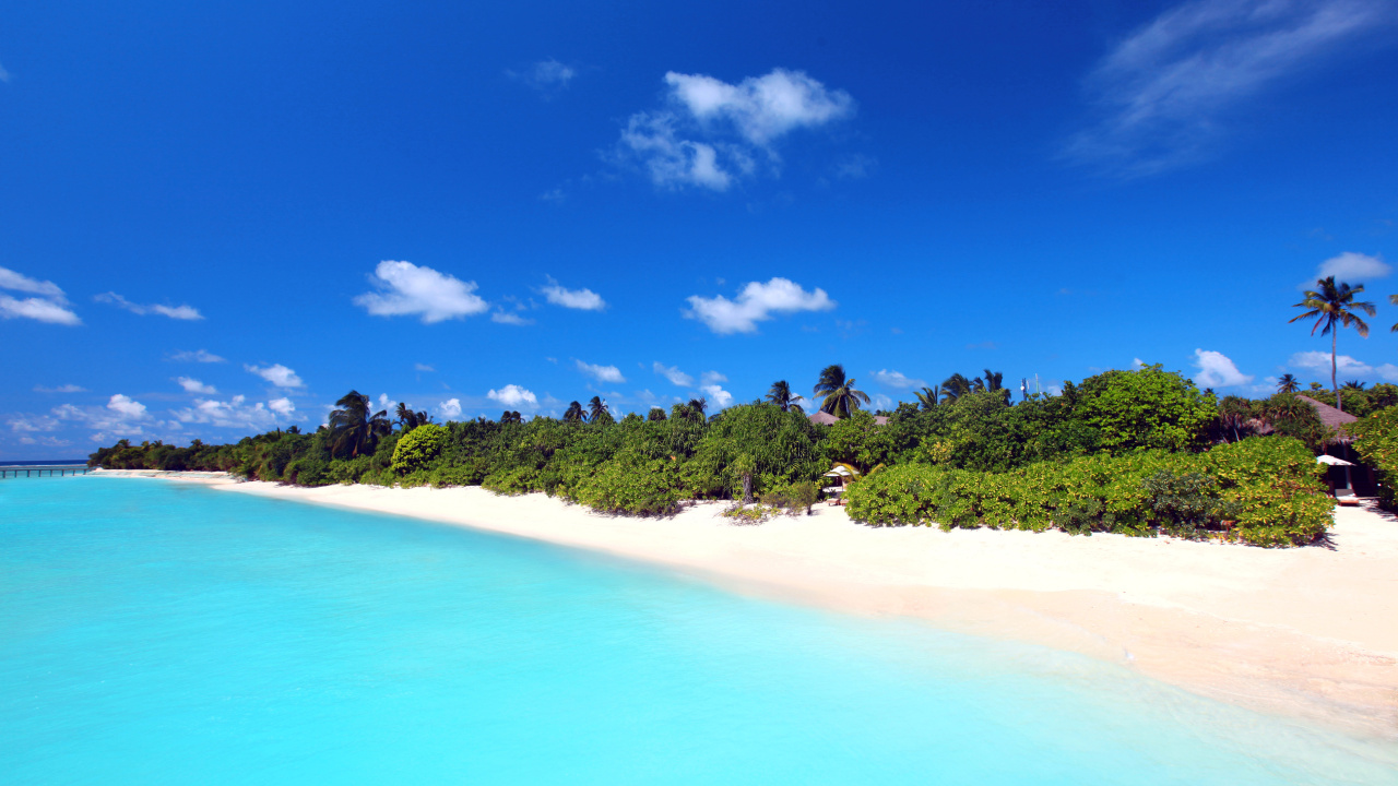 Maldives best white beach Kaafu Atoll screenshot #1 1280x720