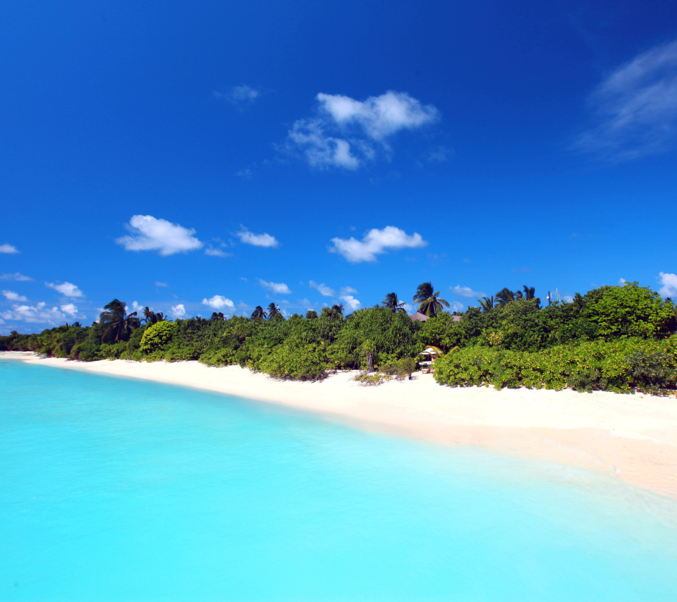 Fondo de pantalla Maldives best white beach Kaafu Atoll 960x854