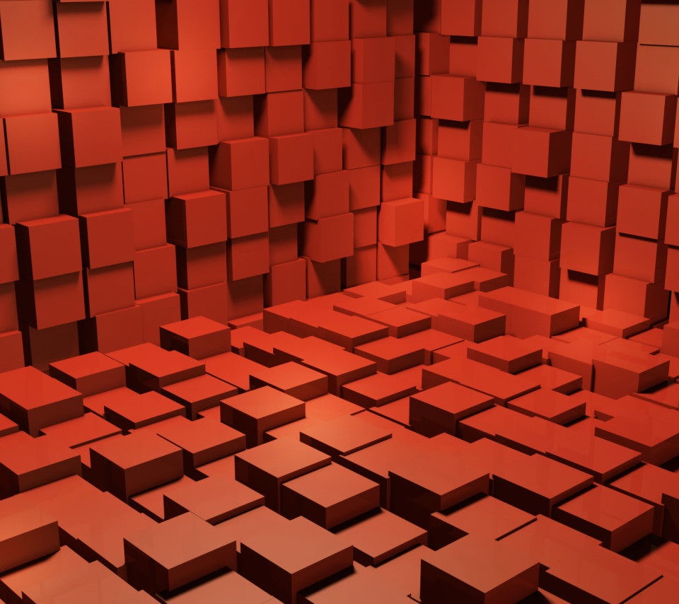 Screenshot №1 pro téma Red Cubes 960x854