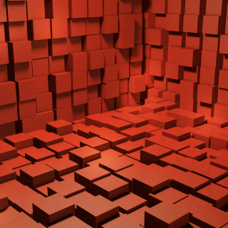 Red Cubes - Obrázkek zdarma pro 2048x2048