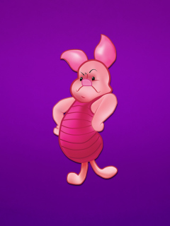 Angry Piglet wallpaper 240x320