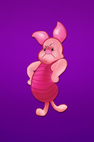 Angry Piglet wallpaper 320x480