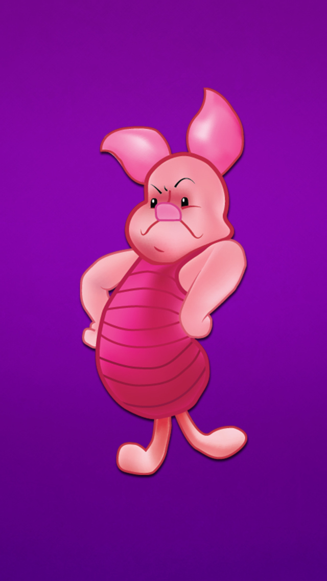 Angry Piglet wallpaper 640x1136