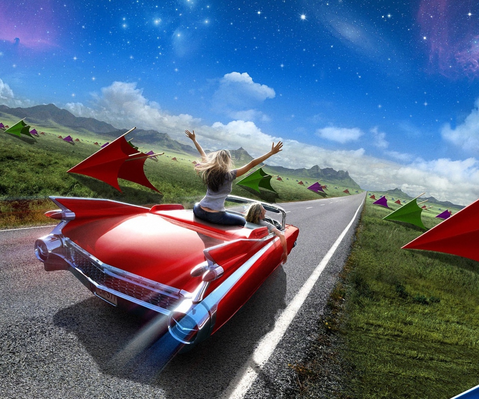 Road Trip wallpaper 960x800