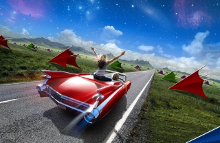 Road Trip Background for Android, iPhone and iPad